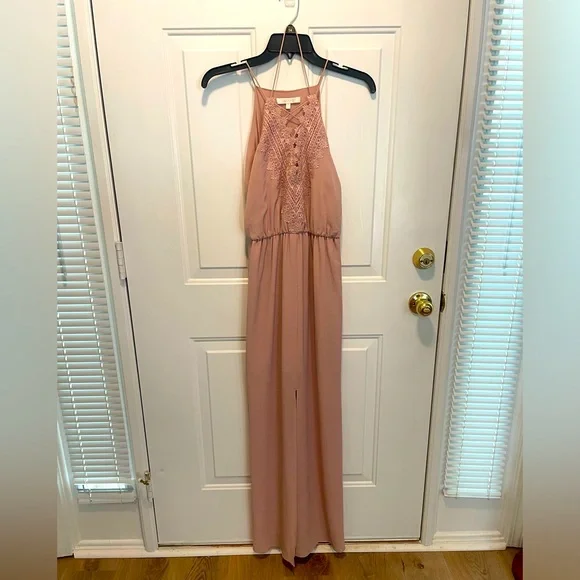 Wayf | Dresses | Wayf Womens Dusty Rose Lace Sleeveless Maxi Dress W Front Slit Xs | Poshmark Wayf | Dresses | Wayf Womens Dusty Rose Lace Sleeveless Maxi Dress W Front Slit Xs | Poshmark